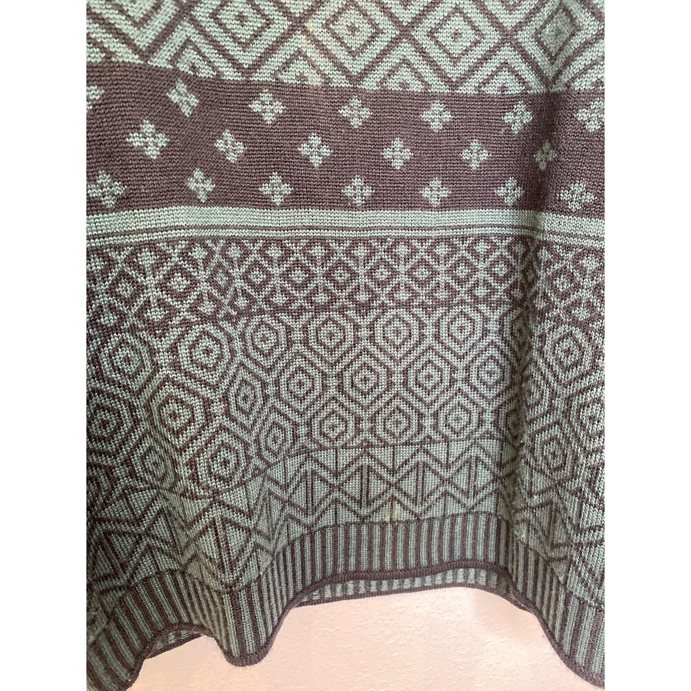 Obermeyer Vintage Chloe Floral Embroidered Fair Isle Winter Ski Sweater EUC Sz S - Picture 5 of 14